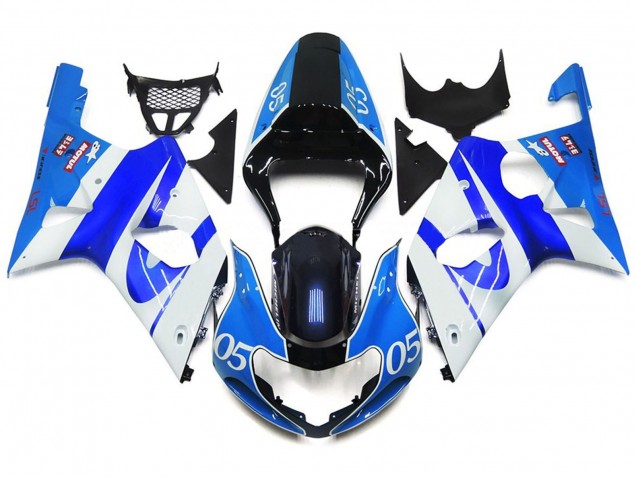 05 Azul Brillo 2000-2002 Suzuki GSXR 1000 Carenados Moto