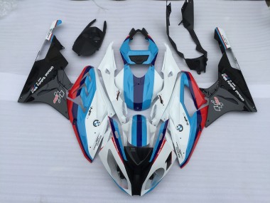 Alien Azul & Blanco 2009-2014 BMW S1000RR Carenados Moto