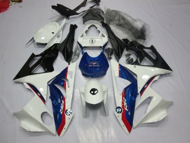 Alien Azul & Blanco 2009-2014 BMW S1000RR Carenados Moto