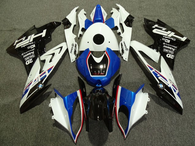 Alien Azul & Blanco 2009-2014 BMW S1000RR Carenados Moto