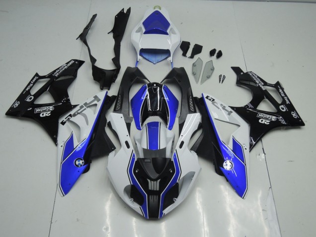 Alienígena Azul & Blanco 2009-2014 BMW S1000RR Carenados Moto