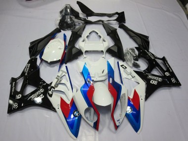 Alienígena Azul & Blanco 2009-2014 BMW S1000RR Carenados Moto