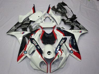 Alienígena Azul & Blanco 2009-2014 BMW S1000RR Carenados Moto