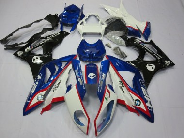 Alienígena Azul & Blanco 2009-2014 BMW S1000RR Carenados Moto