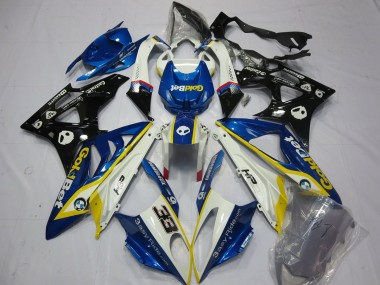 Alienígena Azul & Blanco 2009-2014 BMW S1000RR Carenados Moto