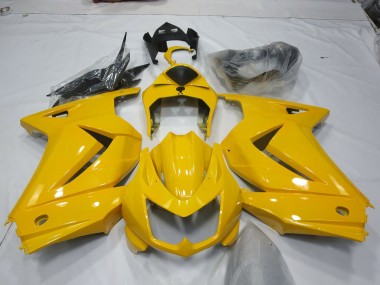 Amarillo 2008-2012 Kawasaki Ninja 250 Carenados Moto