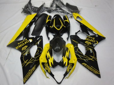 Amarillo Corona 2005-2006 Suzuki GSXR 1000 Carenados Moto