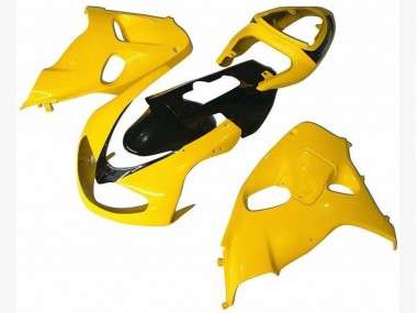 Amarillo & Negro 1998-2003 Suzuki TL1000R Carenados Moto