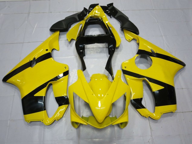 Amarillo & Negro 2001-2003 Honda CBR600 F4i Carenados Moto