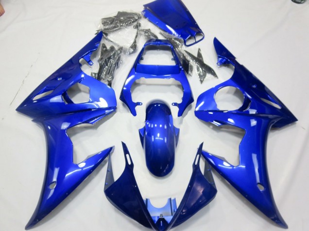 Azul Brillante 2003-2004 Yamaha R6 Carenados Moto