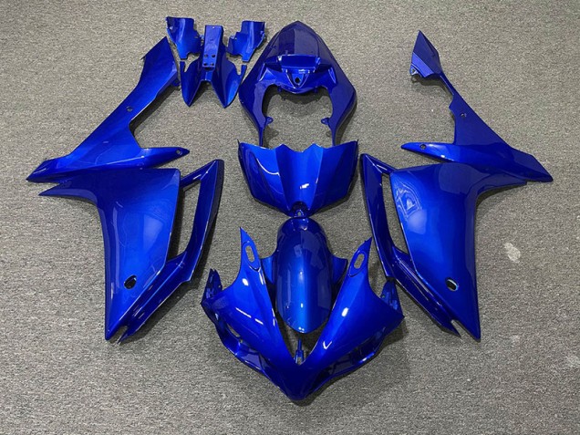 Azul Brillante 2007-2008 Yamaha R1 Carenados Moto