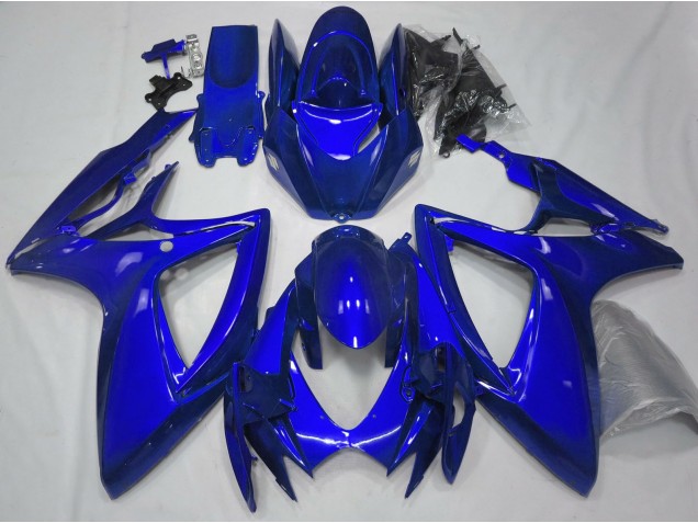 Azul Brillante Liso 2006-2007 Suzuki GSXR 600-750 Carenados Moto