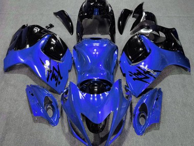 Azul Brillante & Negro 2008-2020 Suzuki GSXR 1300 Carenados Moto