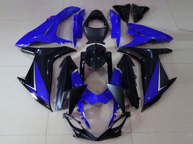 Azul Brillante & Negro 2011-2024 Suzuki GSXR 600-750 Carenados Moto