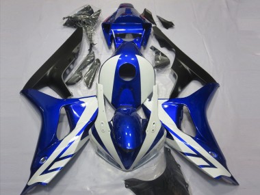 Azul Brillante & Plata 2006-2007 Honda CBR1000RR Carenados Moto