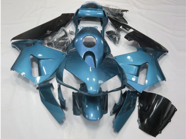 Azul Claro Brillante 2003-2004 Honda CBR600RR Carenados Moto