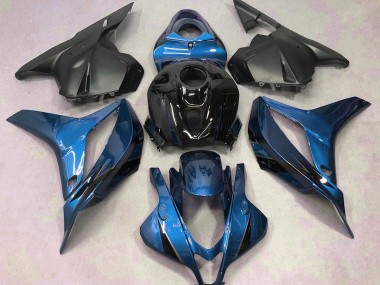 Azul Claro Con Negro 2009-2012 Honda CBR600RR Carenados Moto