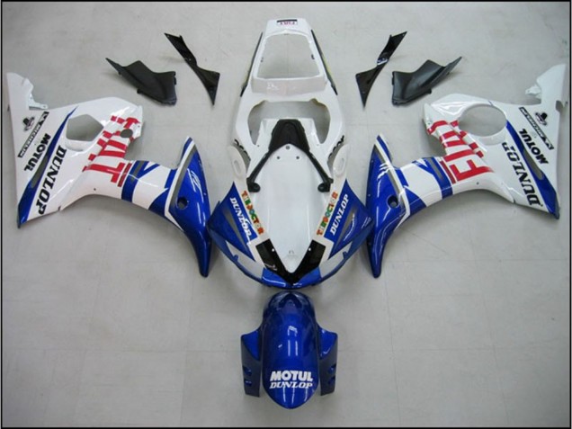 Azul Fiat 2005 Yamaha R6 Carenados Moto