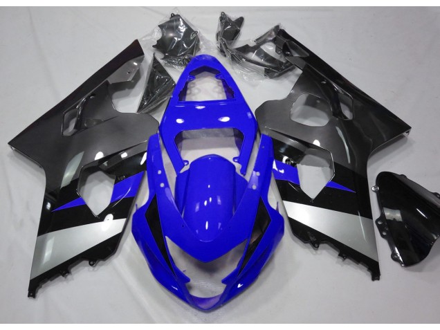 Azul & Plata 2004-2005 Suzuki GSXR 600-750 Carenados Moto