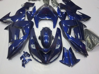 Azul Profundo 2006-2007 Kawasaki ZX10R Carenados Moto