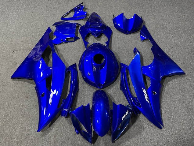 Azul Profundo 2008-2016 Yamaha R6 Carenados Moto