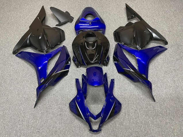 Azul Profundo Con Negro 2009-2012 Honda CBR600RR Carenados Moto