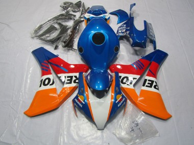 Azul Repsol & Rojo 2008-2011 Honda CBR1000RR Carenados Moto