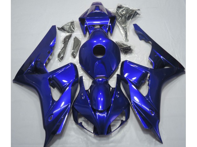 Azul Solido 2006-2007 Honda CBR1000RR Carenados Moto