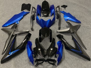 Azul Verde 2008-2010 Suzuki GSXR 600-750 Carenados Moto