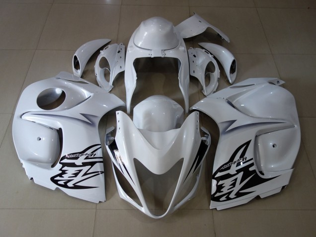 Blanco 2008-2020 Suzuki GSXR 1300 Carenados Moto