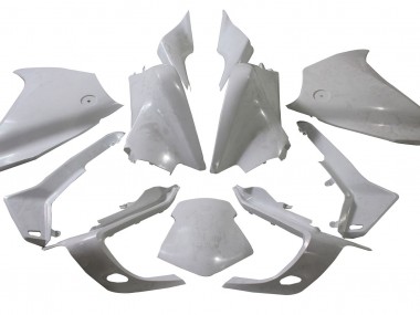 Blanco 2010-2013 Honda VFR1200 Carenados Moto