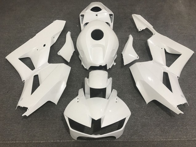 Blanco Brillante 2013-2023 Honda CBR600RR Carenados Moto