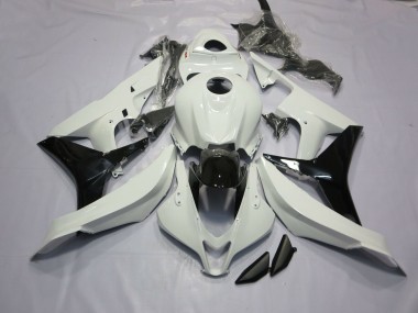 Blanco Brillante & Negro 2007-2008 Honda CBR600RR Carenados Moto