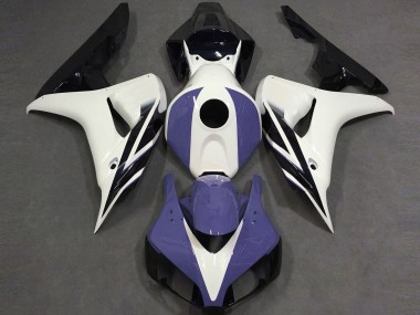 Blanco Brillo Azul & Negro 2006-2007 Honda CBR1000RR Carenados Moto