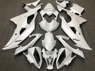 Blanco Mate 2008-2016 Yamaha R6 Carenados Moto