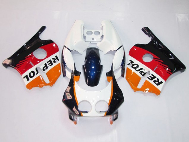 Blanco Repsol 1990-1998 Honda CBR250RR Carenados Moto