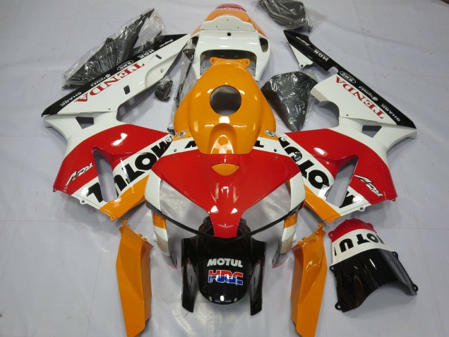 Blanco Repsol 2005-2006 Honda CBR600RR Carenados Moto