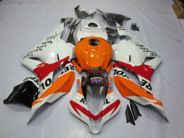 Blanco Repsol 2009-2012 Honda CBR600RR Carenados Moto