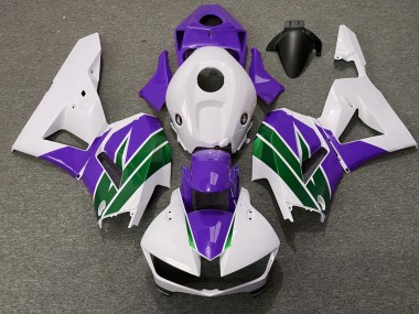 Brillo Morado & Verde 2013-2023 Honda CBR600RR Carenados Moto