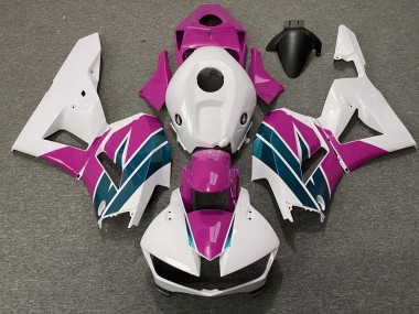 Brillo Rosa & Esmeralda 2013-2023 Honda CBR600RR Carenados Moto