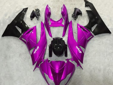 Brillo Rosa Vibrante 2009-2012 Kawasaki ZX6R Carenados Moto