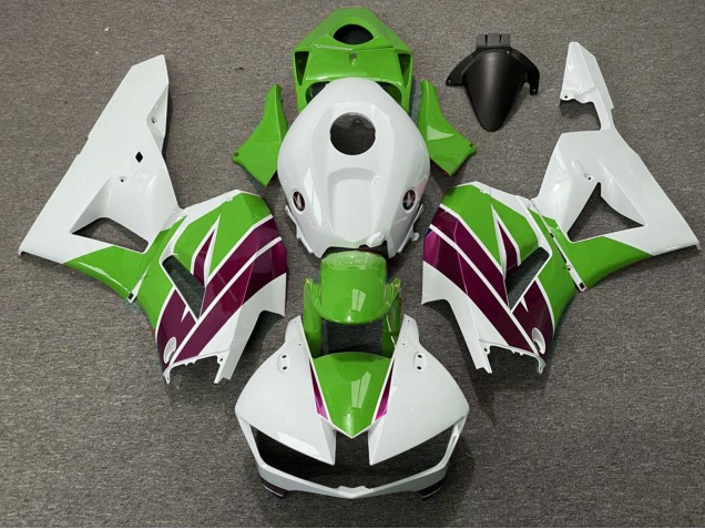 Brillo Verde & Morado 2013-2023 Honda CBR600RR Carenados Moto