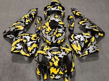 Camuflaje & Amarillo 2005-2006 Honda CBR600RR Carenados Moto