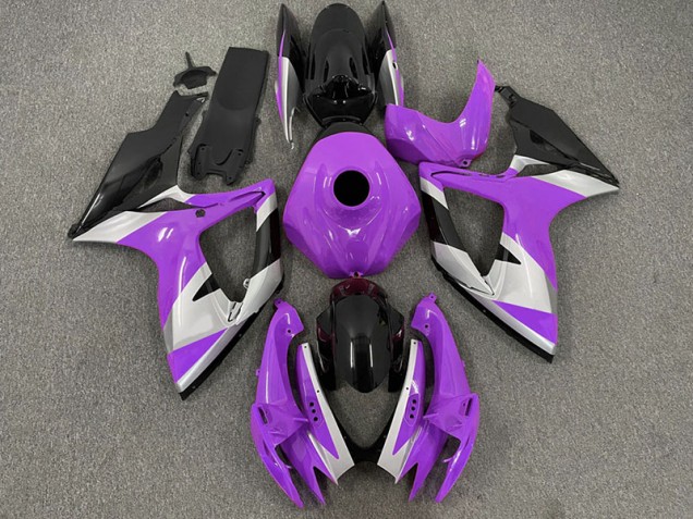 Diseño Morado 2006-2007 Suzuki GSXR 600-750 Carenados Moto