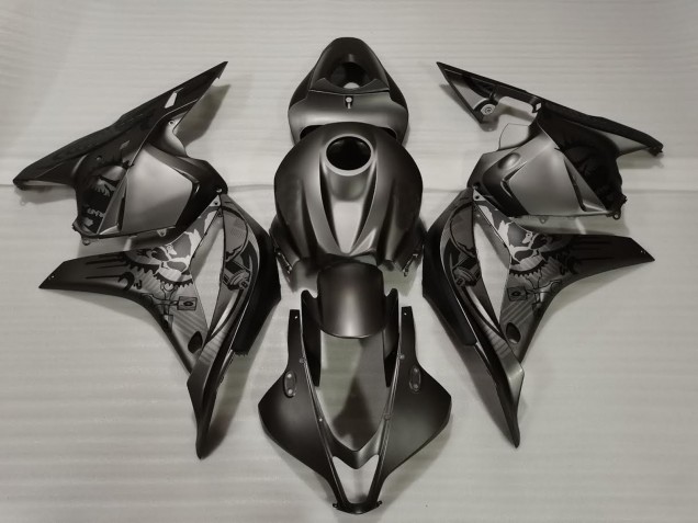 Diseño Personalizado En Negro Mate 2009-2012 Honda CBR600RR Carenados Moto