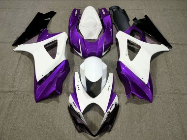 Diseño Personalizado Morado 2007-2008 Suzuki GSXR 1000 Carenados Moto