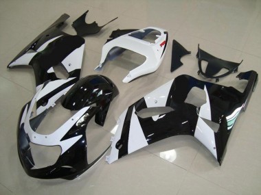 En Blanco & Negro 2001-2003 Suzuki GSXR 600-750 Carenados Moto