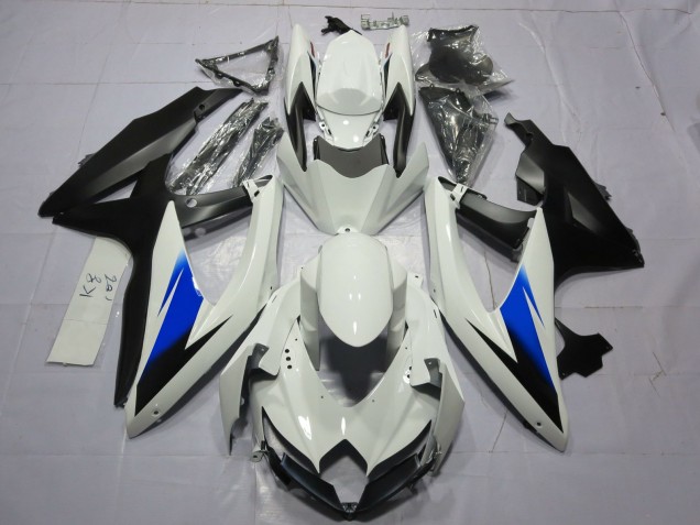 En Blanco & Negro 2008-2010 Suzuki GSXR 600-750 Carenados Moto