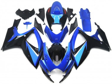 Especial Azul & Negro 2006-2007 Suzuki GSXR 600-750 Carenados Moto