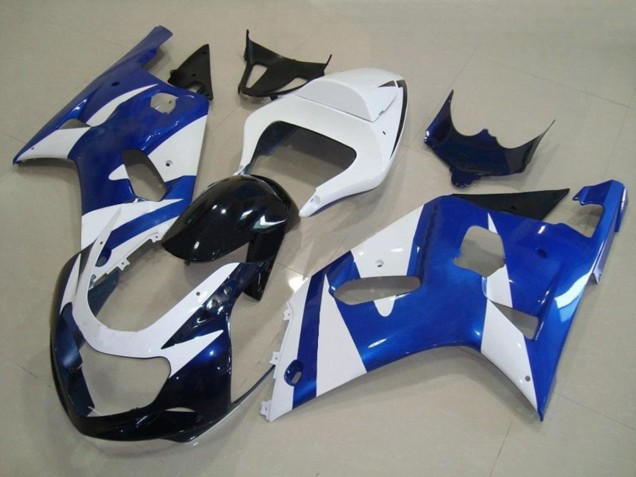 Estilo Azul & Blanco OEM 2001-2003 Suzuki GSXR 600-750 Carenados Moto